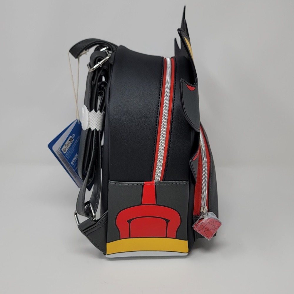 Loungefly Sonic‎ The Hedgehog Shadow Mini Backpack GameStop Exclusive Cosplay - Picture 4 of 5